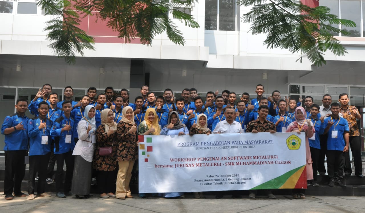 Workshop Pengenalan Software Metalurgi Bersama Jurusan T Metalurgi Smk Muhammadiyah Cilegon Metalurgi Untirta