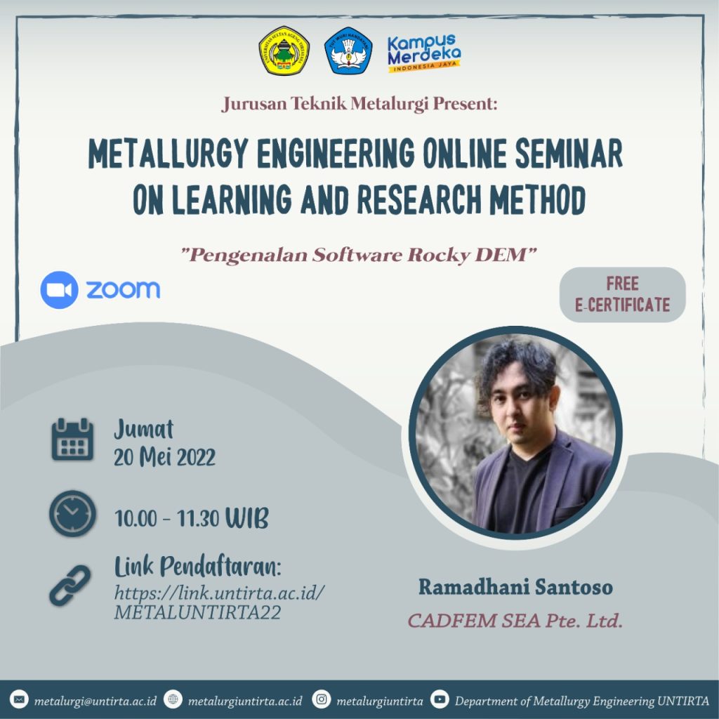 Metallurgy Engineering Online Seminar on Learning and Research Method #3